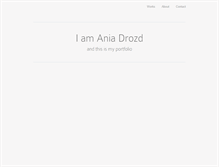 Tablet Screenshot of aniadrozd.com